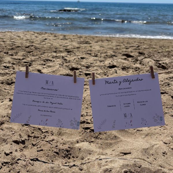Invitación de boda Flower Season [mod.1]