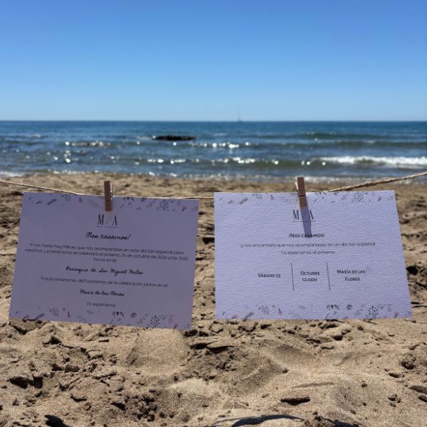Invitación de boda Flower Season [mod.2]