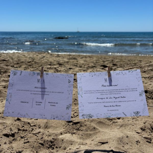 Invitación de boda Flower Season [mod.3]