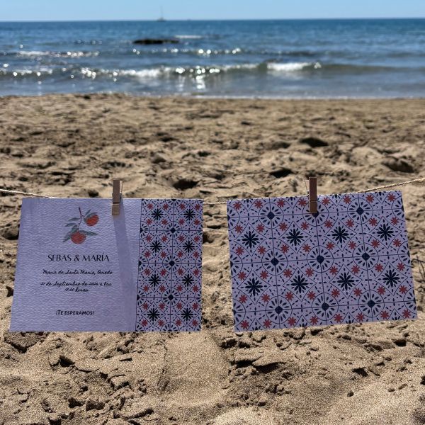Invitación de boda Orange Land [mod.1]